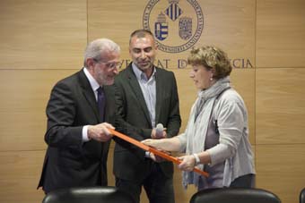 Rafael Ballesteros, Esteban Morcillo, Clara Martínez.